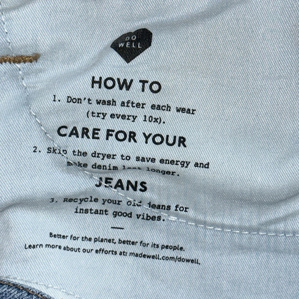 MADEWELL Classic Blue Skinny Jeans. - Picture 11 of 14